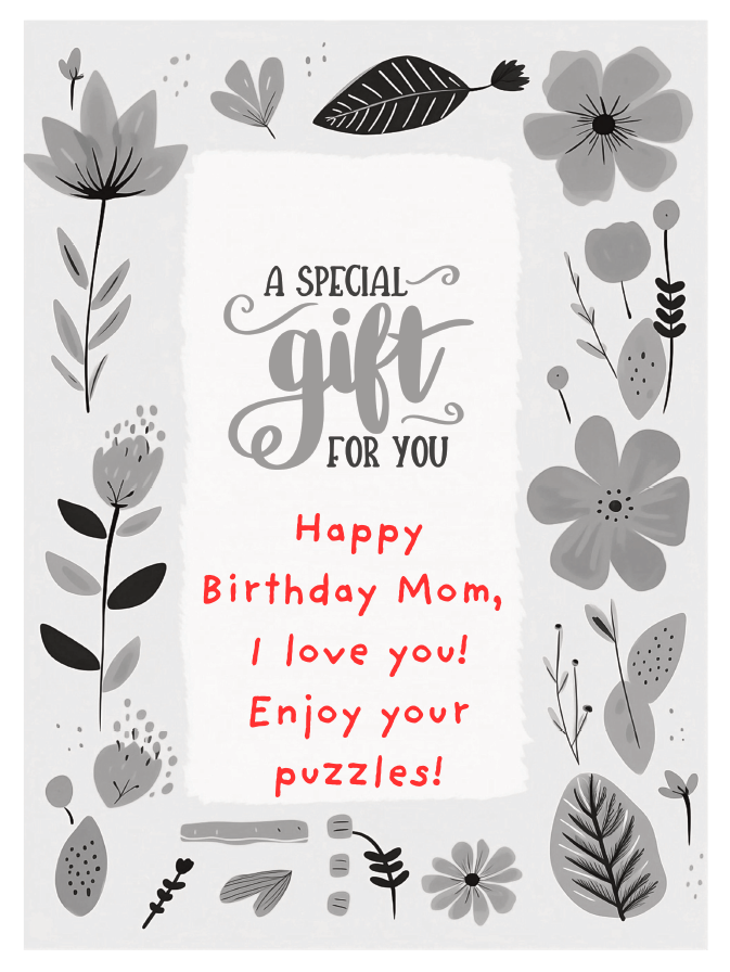 Happy Birthday Mom, I love you!